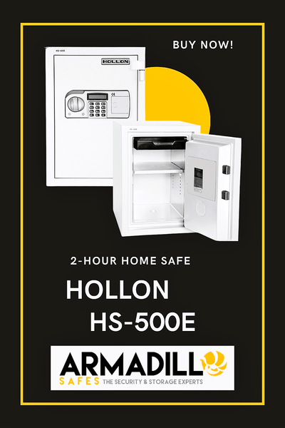 Hollon HS-500E 2-Hour Home Safe Armadillo Safe and Vault