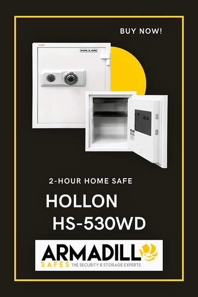 Hollon HS-530WD 2-Hour Home Safe Armadillo Safe and Vault