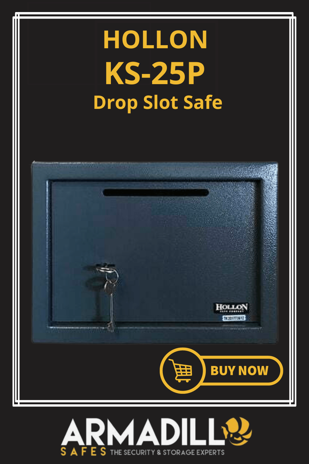 Hollon KS-25P Drop Slot Safe Armadillo Safe and Vault