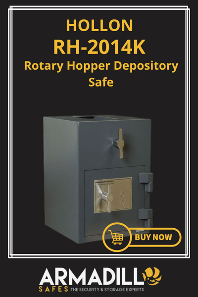 Hollon RH-2014K Rotary Hopper Depository Safe Armadillo Safe and Vault