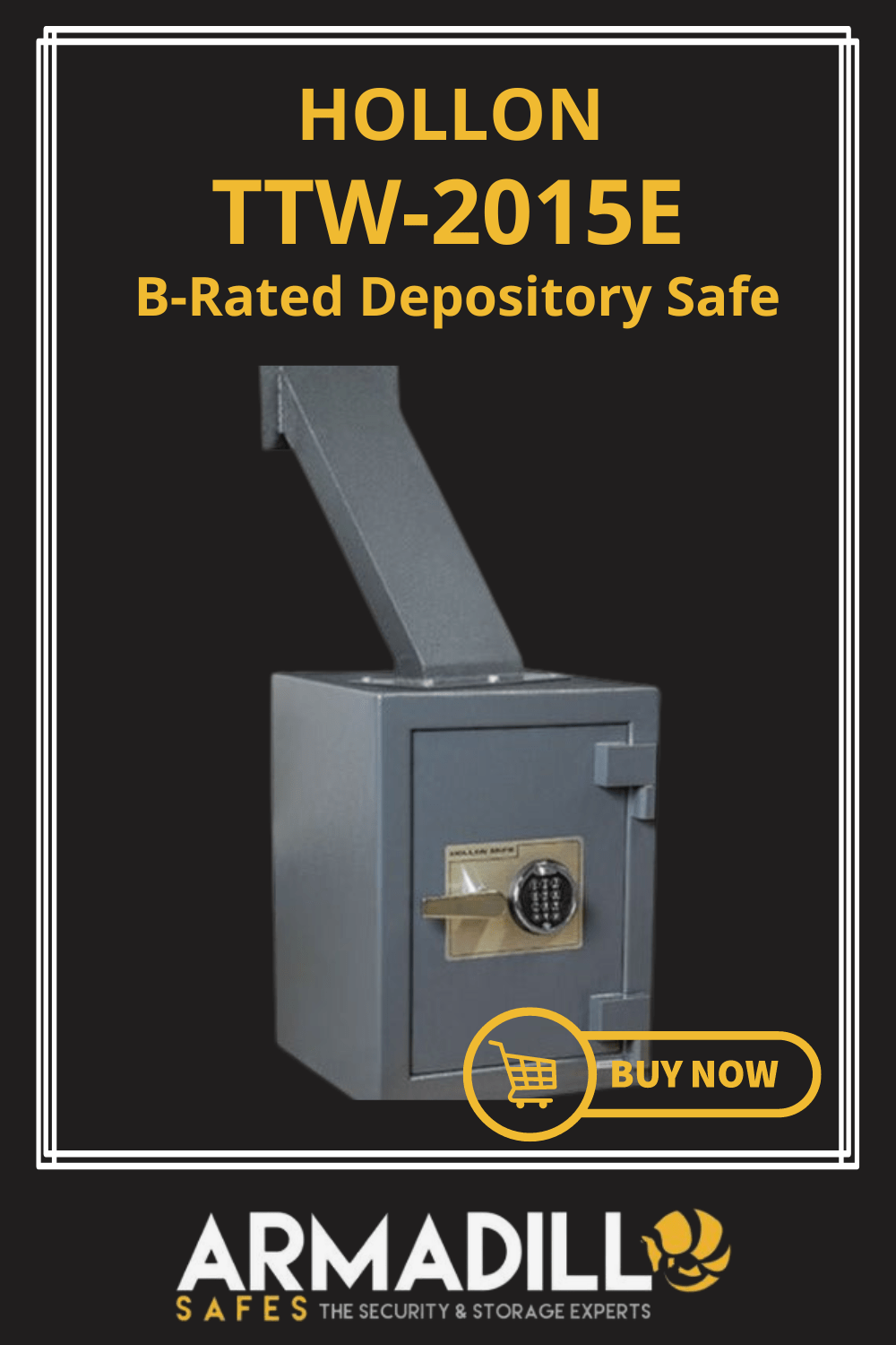 Hollon TTW-2015E B-Rated Depository Safe Armadillo Safe and Vault