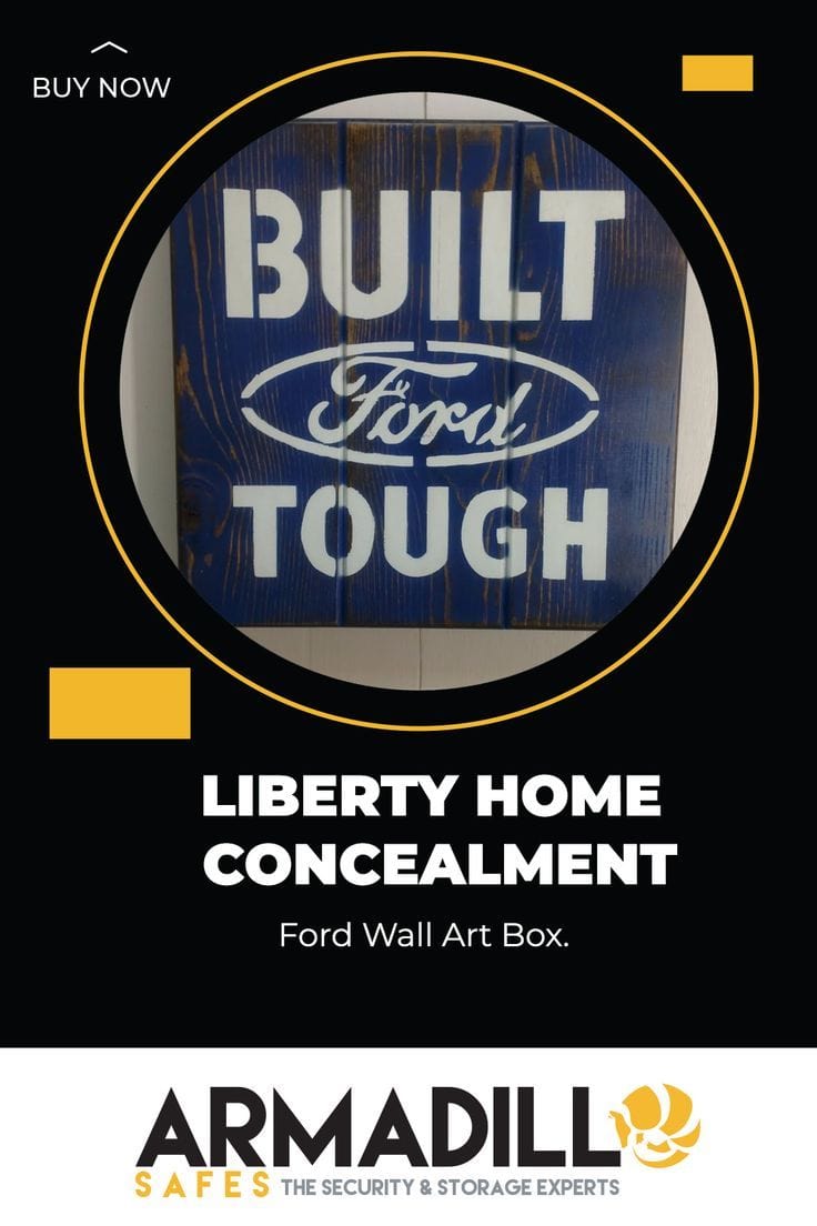 Liberty Home Ford Wall Art Box Armadillo Safe and Vault