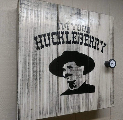 Liberty Home "I'm your Huckleberry" Wall Art Box Armadillo Safe and Vault