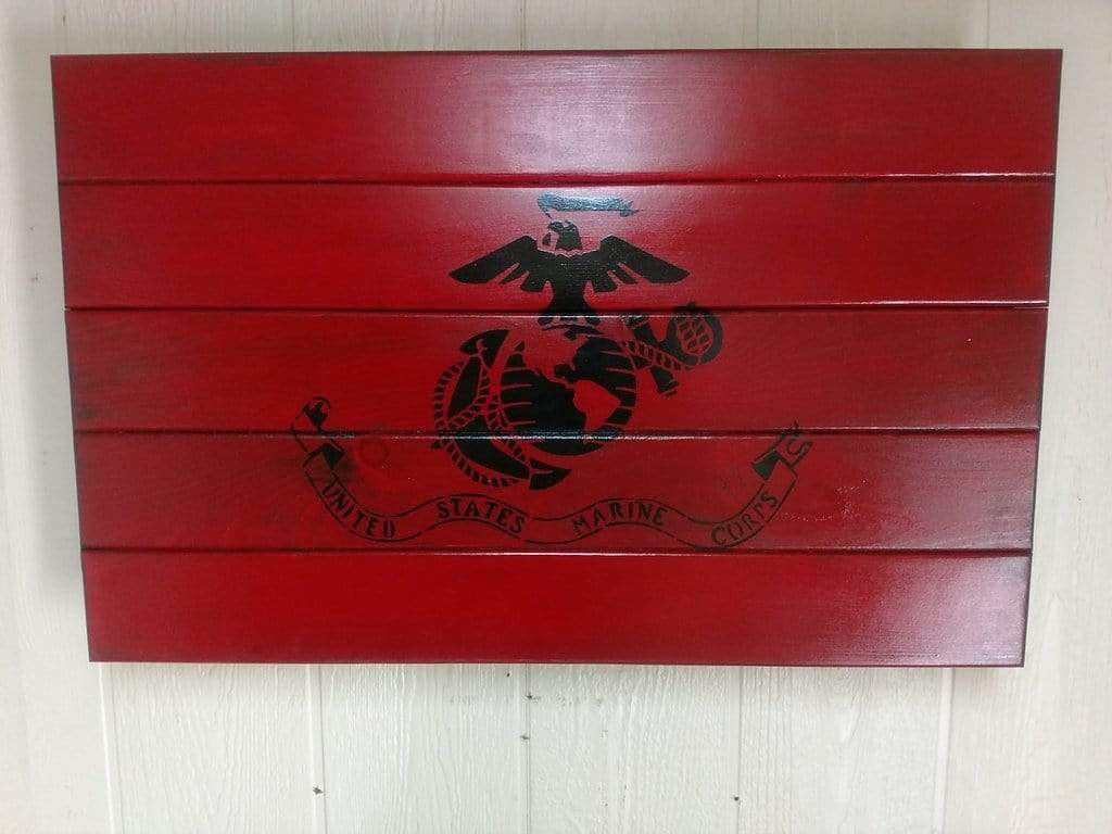 Liberty Home Marine Corps Hidden Gun Storage Flag Armadillo Safe and Vault