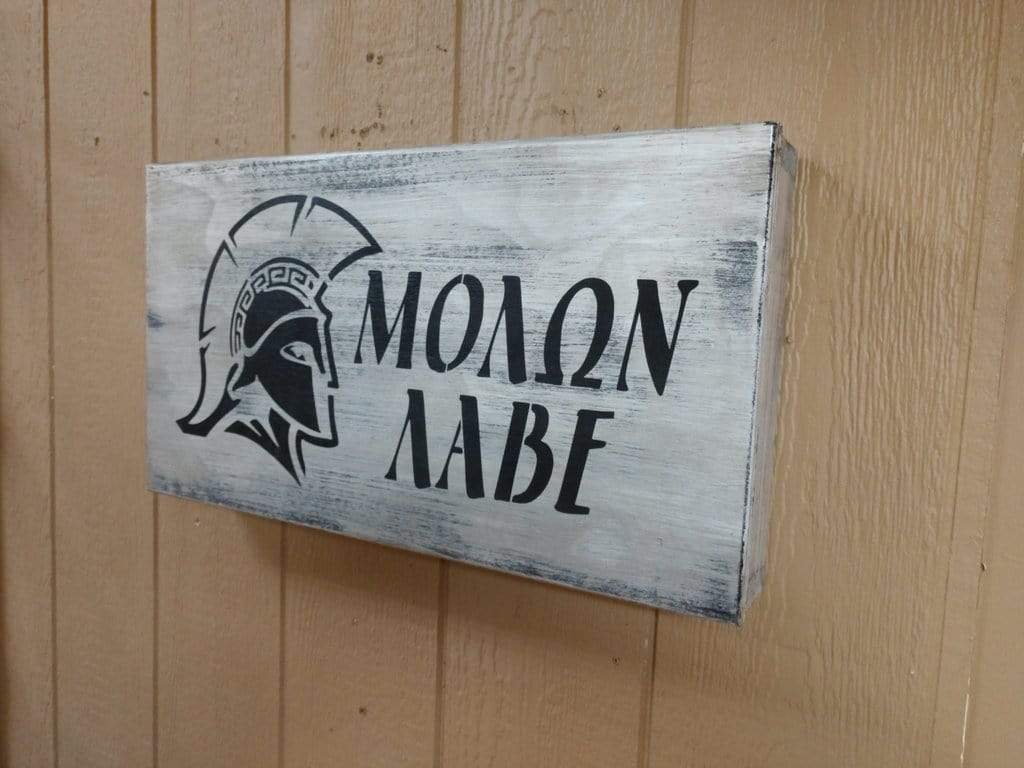 Liberty Home Molon Labe Mini Gun Storage Sign Armadillo Safe and Vault