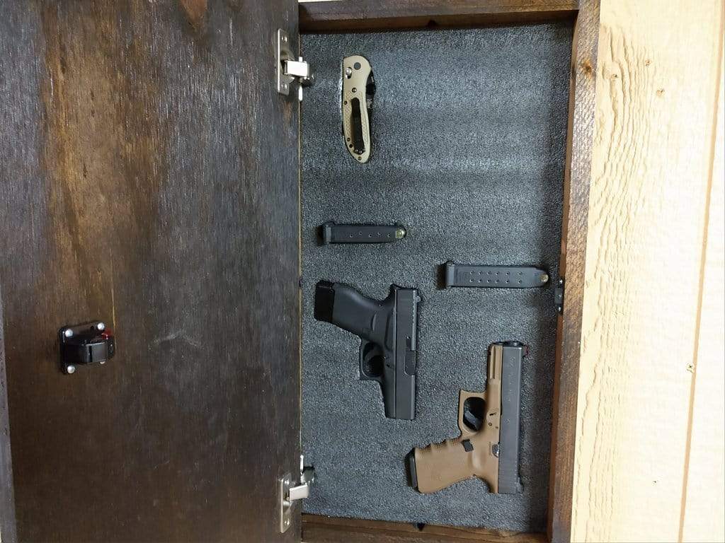 Liberty Home Moonshine Mini Gun Storage Sign Armadillo Safe and Vault