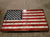 Liberty Home Rustic American Flag Gun Storage Coffee Table Armadillo Safe and Vault
