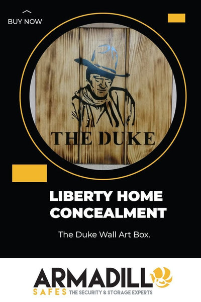 Liberty Home The Duke Wall Art Box Armadillo Safe and Vault