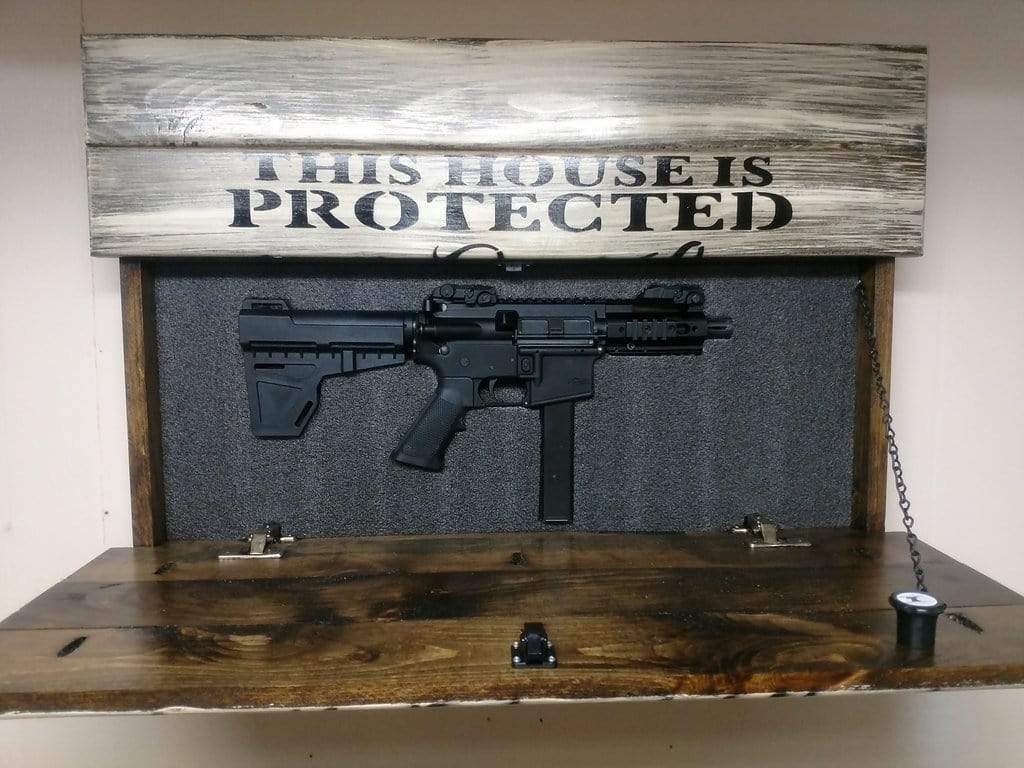 Liberty Home Charred AR-15 Join or Die Hidden Gun Storage Sign -  Armadillo Safes