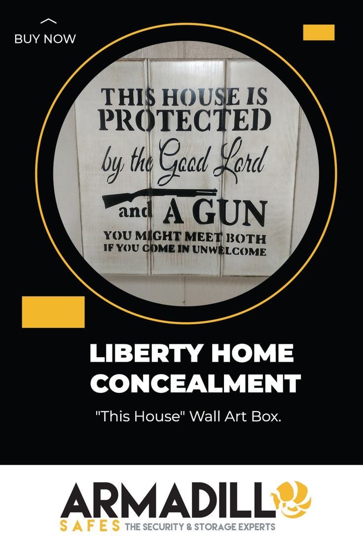 Liberty Home "This House" Wall Art Box Armadillo Safe and Vault