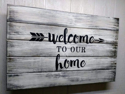 Liberty Home Welcome to Our Home Hidden Gun Storage Sign Armadillo Safe and Vault
