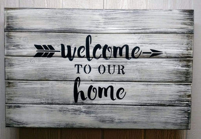 Liberty Home Welcome to Our Home Hidden Gun Storage Sign Armadillo Safe and Vault