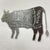 Metal Art of Wisconsin Cow from the Butcher Armadillo Safe and Vault