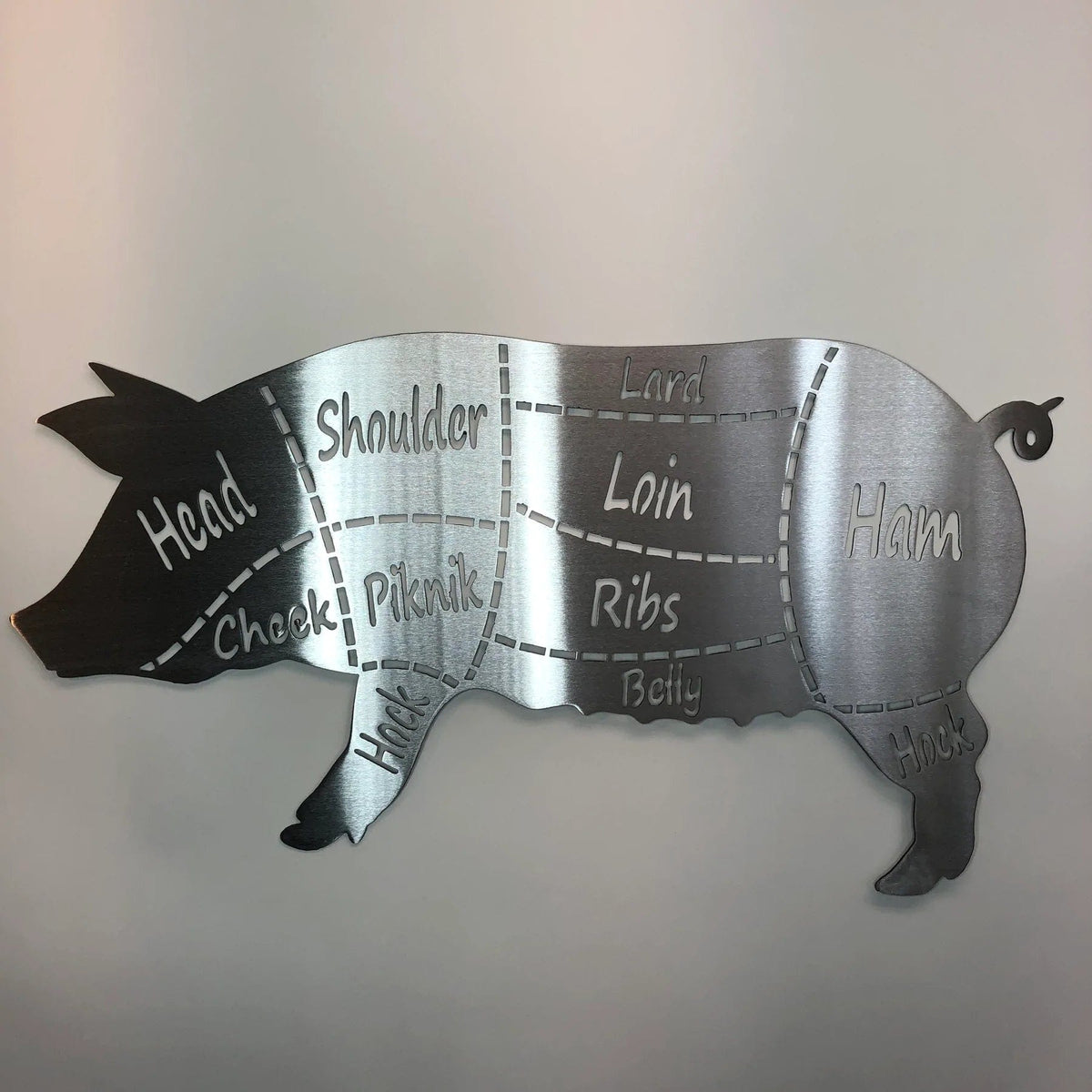 Metal Art of Wisconsin Pig from the Butcher Armadillo Safe and Vault
