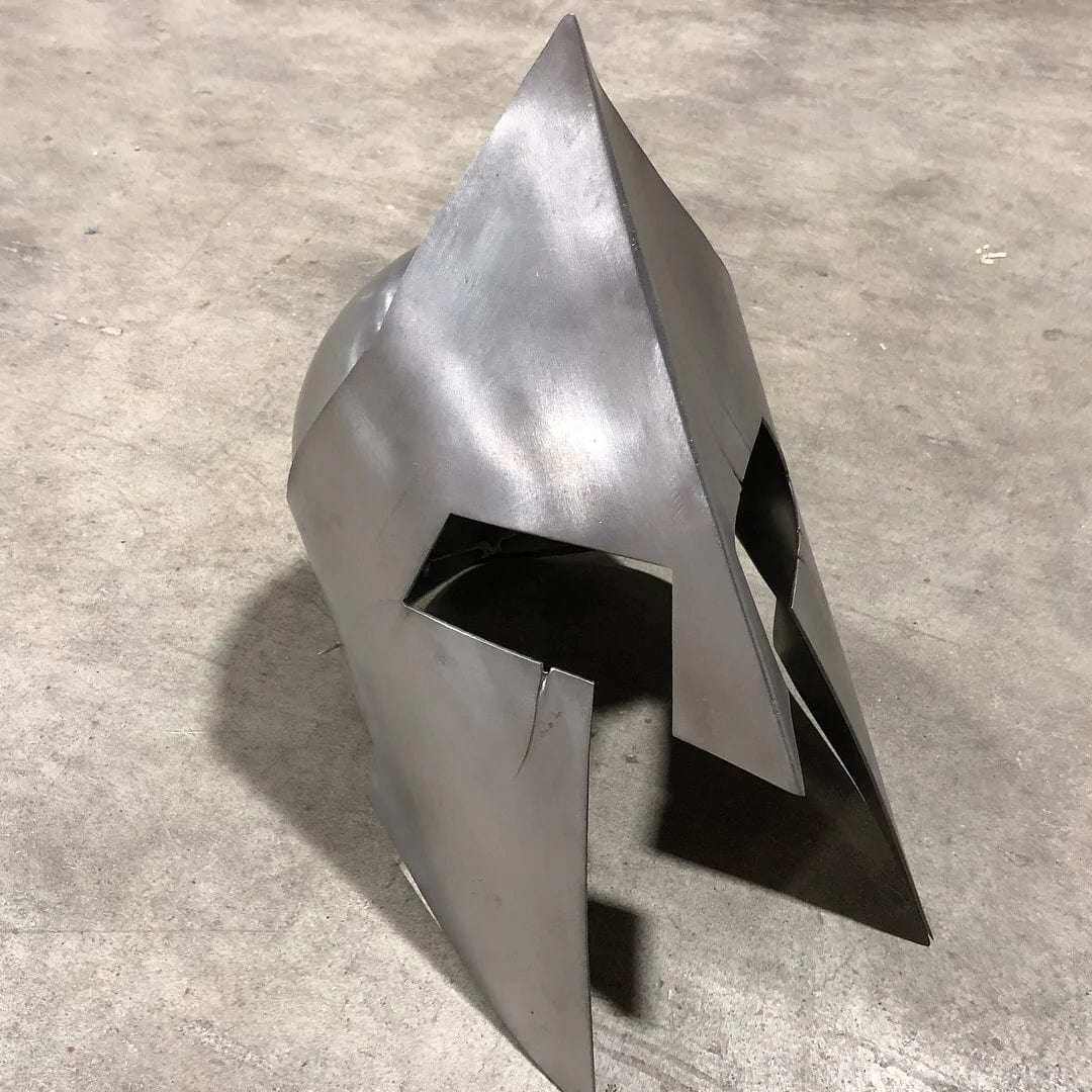 Metal Art of Wisconsin Steel 3D Spartan Helmet Armadillo Safe and Vault