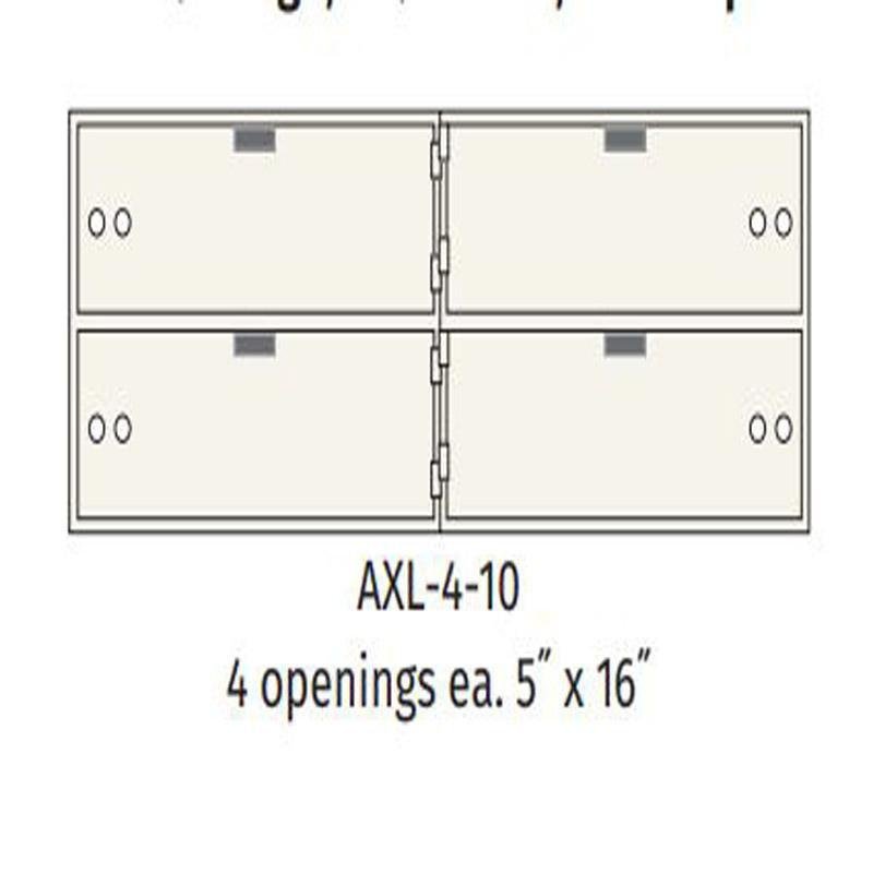Socal - Bridgeman Safes AXL-4-10 Teller Lockers Armadillo Safe and Vault
