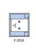 Socal - Bridgeman Safes F-2524 BL International Fortress Composite TL-30 BL Safes 2 Hr. Fire Armadillo Safe and Vault