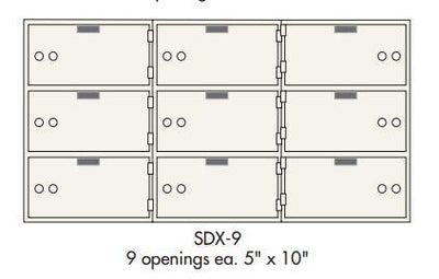 Socal - Bridgeman Safes SDX-9 Deposit Box Armadillo Safe and Vault