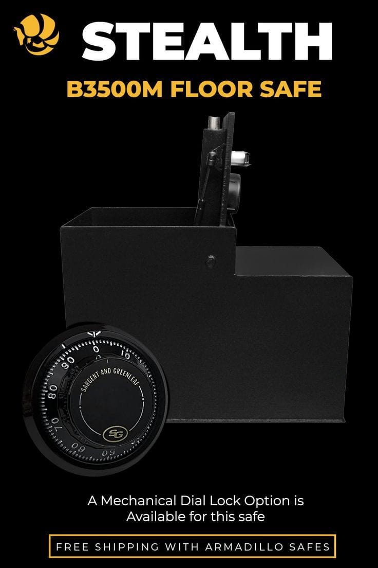 Stealth B3500 Heavy Duty Floor Safe Armadillo Safe and Vault