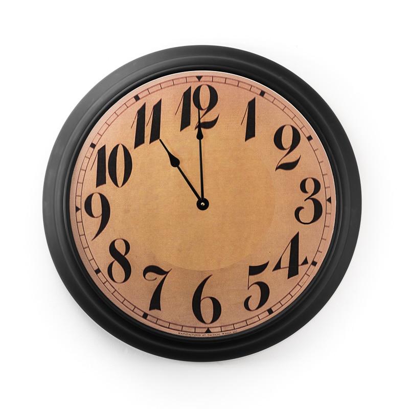 Tactical Walls 1410 Wall Clock Armadillo Safe and Vault
