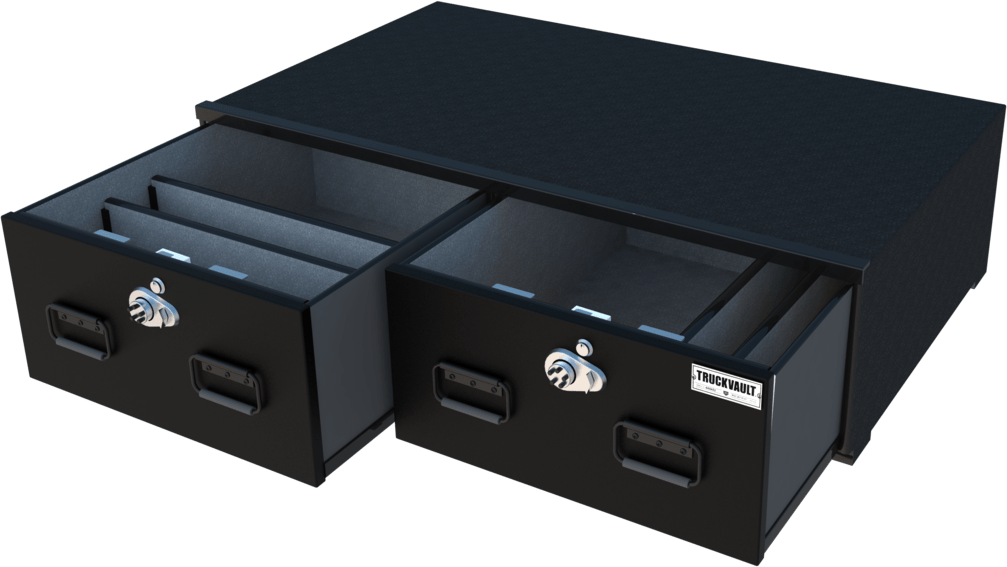 TruckVault Dodge Ram (2019) 2 Drawers Armadillo Safe and Vault