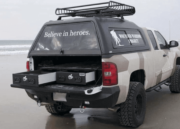 TRUCKVAULT Pickup 2 drawer Armadillo Safe and Vault