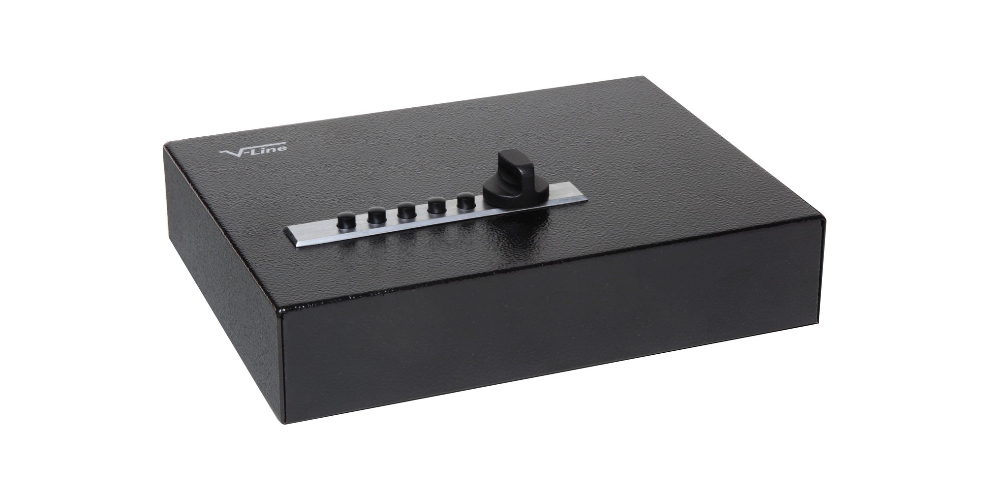 V-Line 279-S BLK Compact Pistol Safe Armadillo Safe and Vault