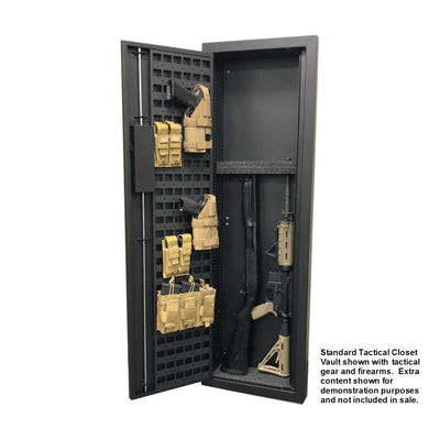 V-Line 51653-S FLBK Tactical Closet Vault In-Wall Safe for Tactical Gear Armadillo Safe and Vault