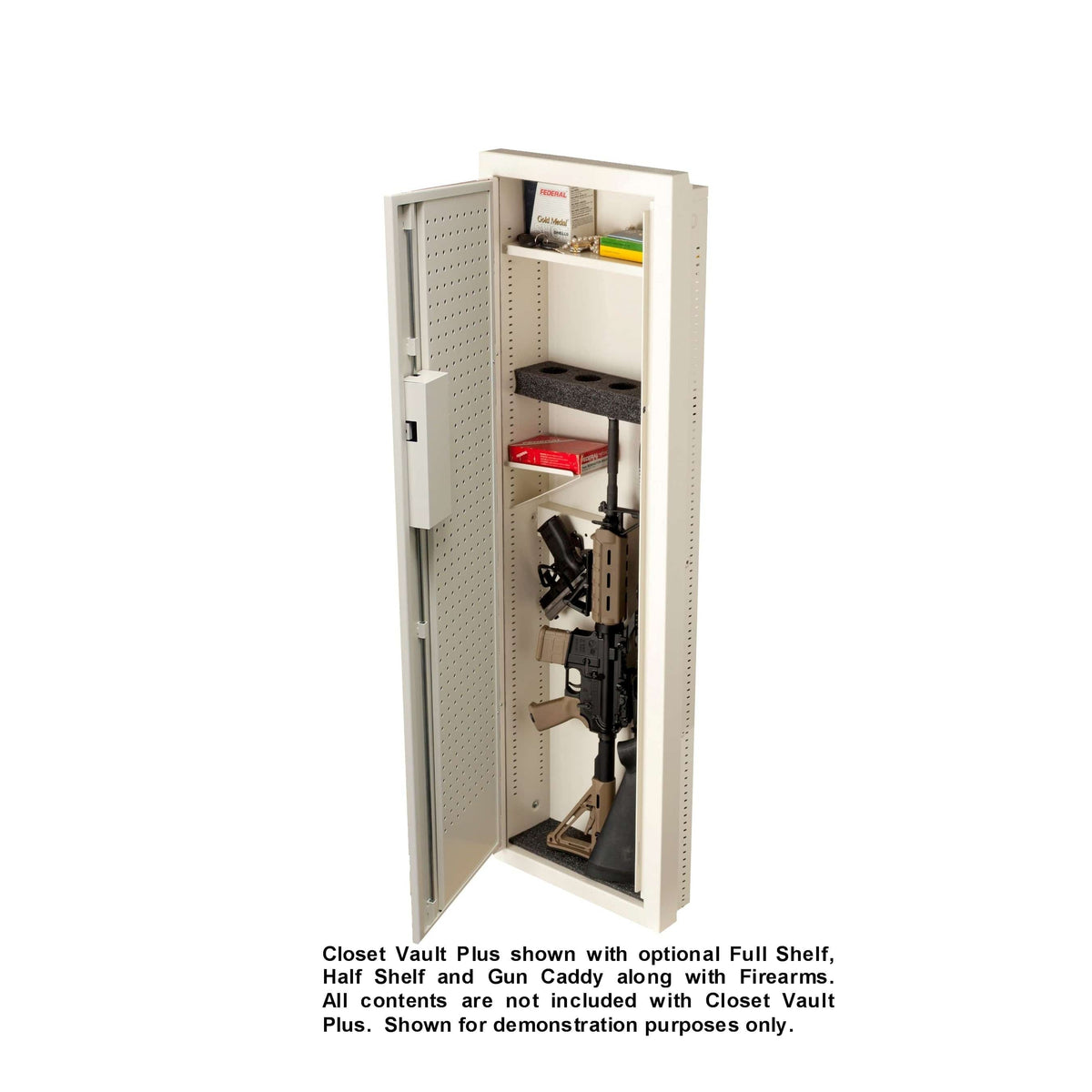 V-Line 51653-S PLUS Closet Vault PLUS In-Wall Quick Access Safe Armadillo Safe and Vault
