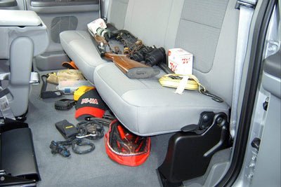 DU-HA 2000-2008 Ford F250-F550 SuperDuty Supercab Underseat Cab Storage Armadillo Safe and Vault