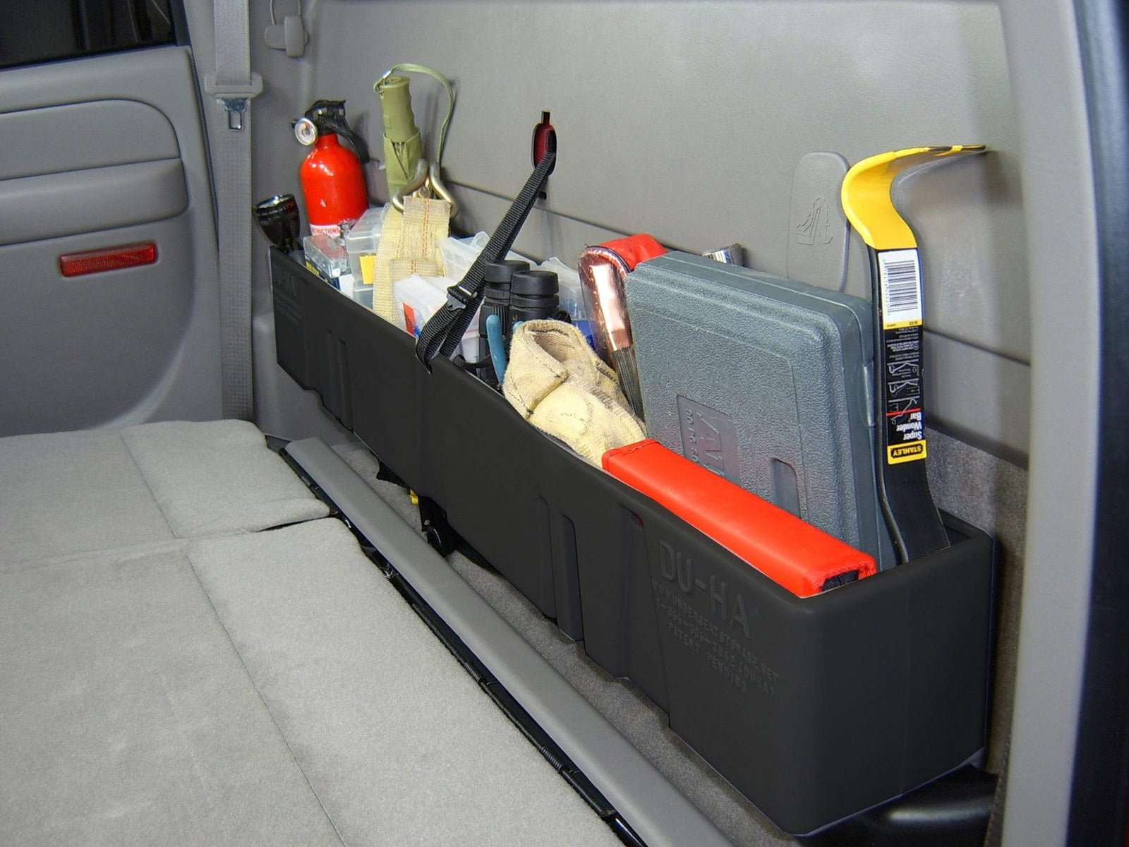 DU-HA 2004-2007 Chevy Silverado/GMC Sierra 1500 Light Duty Crew Cab (Classic) Behind-the-Seat Cab Storage Armadillo Safe and Vault