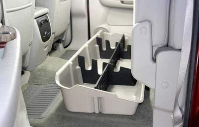 DU-HA 2007-2014 Chevy Silverado/GMC Sierra Heavy Duty Crew Cab Underseat Cab Storage Armadillo Safe and Vault