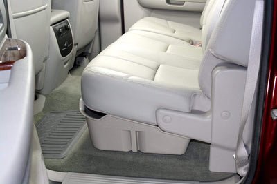DU-HA 2007-2014 Chevy Silverado/GMC Sierra Heavy Duty Crew Cab Underseat Cab Storage Armadillo Safe and Vault