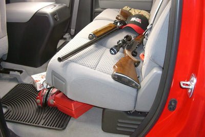 DU-HA 2007-2021 Toyota Tundra Double Cab - No Factory Subwoofer Underseat Cab Storage Armadillo Safe and Vault