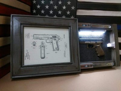Liberty Home 8x10 Picture Gun Concealment Safe Armadillo Safe and Vault