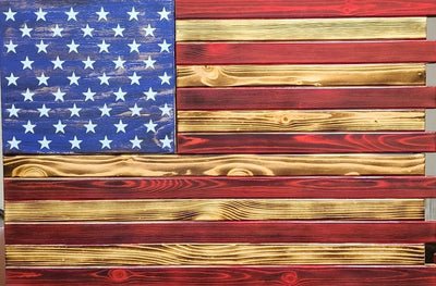 Liberty Home Deluxe 3 Compartment Gun Concealment Case (Traditional American Flag Designs) Armadillo Safe and Vault