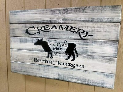 Liberty Home Ice Cold Milk Hidden Gun Storage Sign Armadillo Safe and Vault