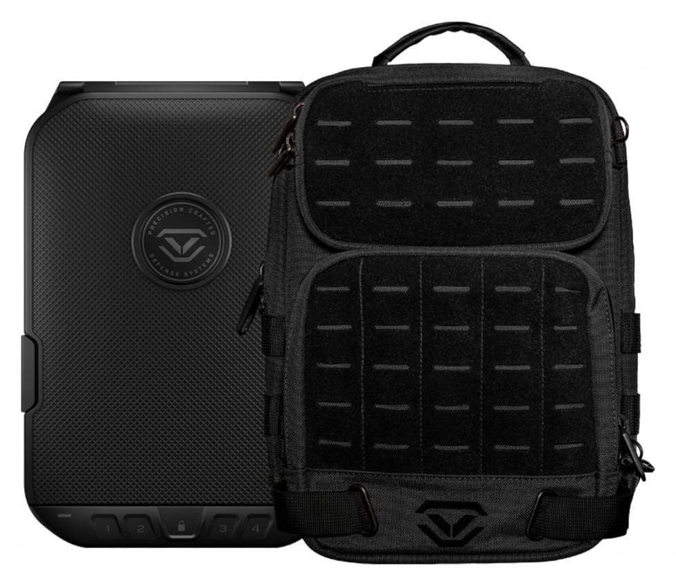 LifePod 2.0 (Covert Black) + Tactical SlingBag (Black) Armadillo Safe and Vault
