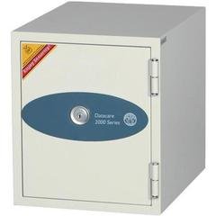 Phoenix 2001  Datacare 1-Hour Key Lock Fireproof Media Safe 0.26 cu ft Armadillo Safe and Vault
