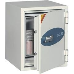 Phoenix 2002 Datacare 2-Hour Key Lock Fireproof Media Safe 0.58 cu ft Armadillo Safe and Vault