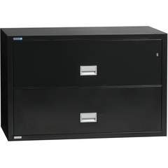 Phoenix LAT2W44 Lateral 44 inch 2-Drawer Fireproof File Cabinet Armadillo Safe and Vault