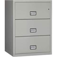 Phoenix LAT3W31 Lateral 31 inch 3-Drawer Fireproof File Cabinet