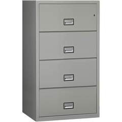 Phoenix LAT4W31 Lateral 31 inch 4-Drawer Fireproof File Cabinet Armadillo Safe and Vault