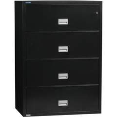 Phoenix LAT4W38 Lateral 38 inch 4-Drawer Fireproof File Cabinet Armadillo Safe and Vault