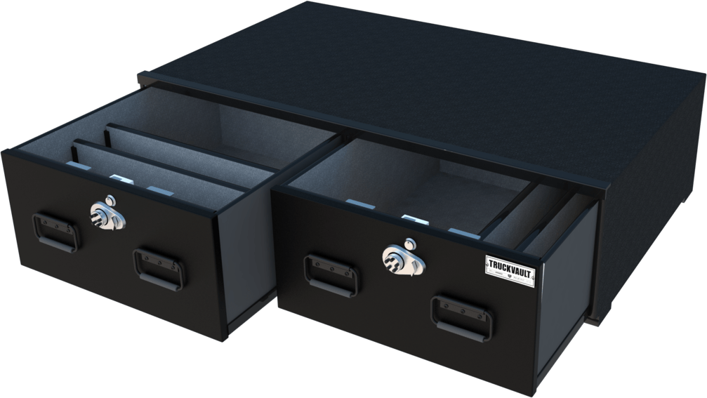 TruckVault Ford Explorer (2020-Current) 2 Drawers Armadillo Safe and Vault