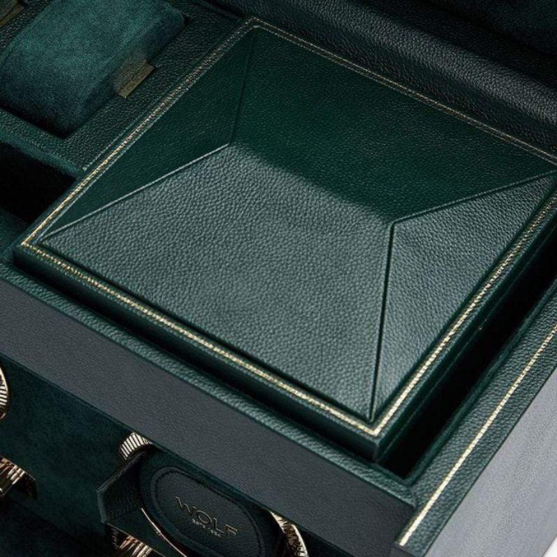 WOLF British Racing Green Double Watch Winder