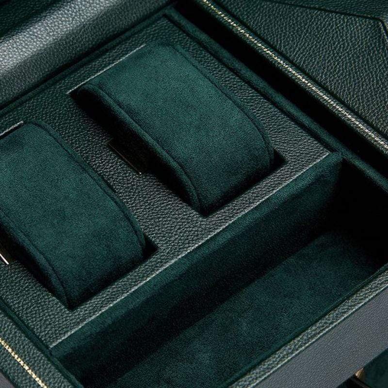 WOLF British Racing Green Double Watch Winder